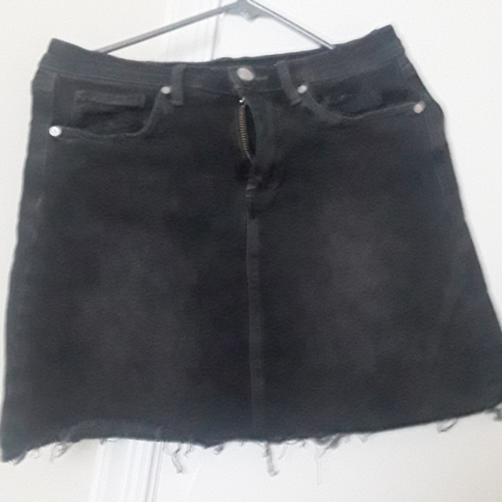 Designer jean skirt